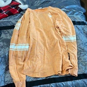 PINK orange longe sleeve tee